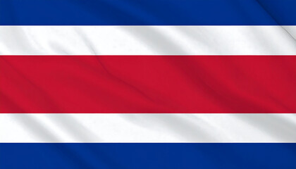Naklejka premium Costa Rica national flag