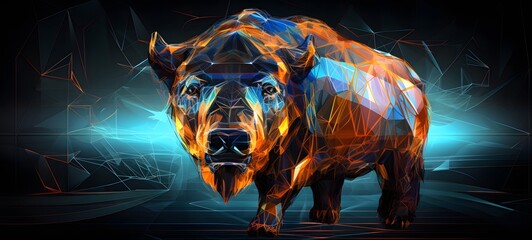 mammoth fenrir driyad Wireframe, generative AI