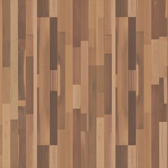 Fototapeta premium Seamless pattern of vertical wood planks in various earthy tones