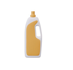 Modern Beige Plastic Bottle Mockup