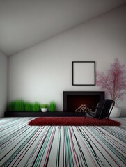 Modern minimalist living room (1)