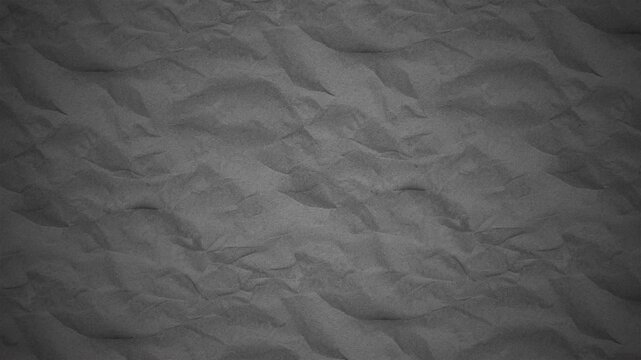 Abstract Gray Textured Background, Crinkled Paper Effect