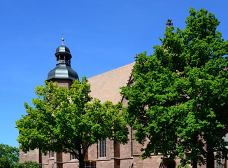 Historical Alexander Church in the Old Town of Einbeck, Lower Saxony