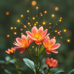 Naklejka premium Synthetic Blossom