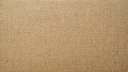 Textured burlap fabric in warm beige tones, perfect for backgrounds, crafts, and design projects.