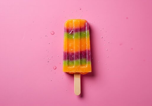 Sunset Stripes Popsicle