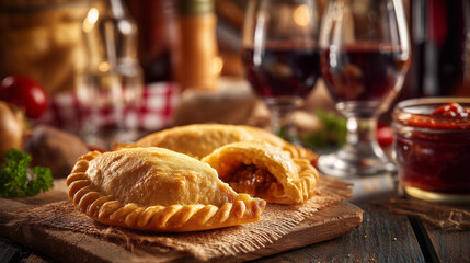 Traditional Chilean Empanadas with Red Wine – Celebrating Día de la Independencia de Chile Through Cuisine and Culture