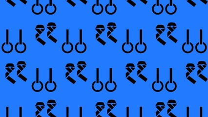 Vector gym body building cross fit pattern design multicoloured  