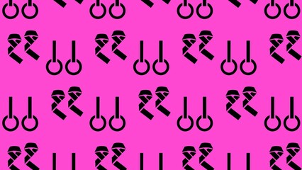 Vector gym body building cross fit pattern design multicoloured  