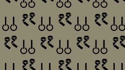 Vector gym body building cross fit pattern design multicoloured  