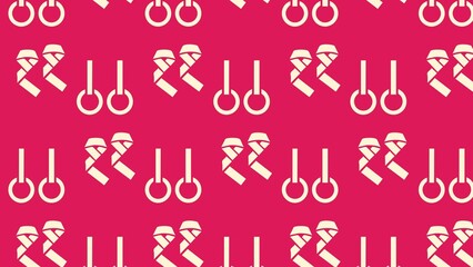Vector gym body building cross fit pattern design multicoloured  