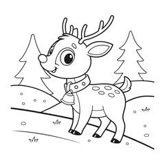 Cozy Winter Fun: Kids' Coloring Page Adventure