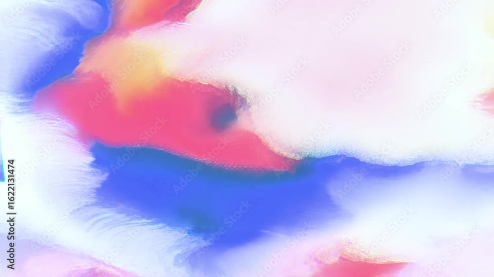 Poster 4k colorful liquid cloud ink style abstract background with soft particles and light