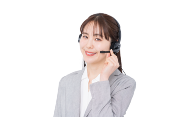 オペレーターの女性。