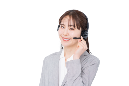 オペレーターの女性。