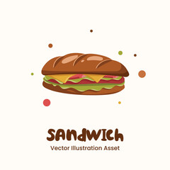 Vector Illustration Sandwich