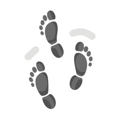 human-shoe-prints--illustration-on-transparent-bac