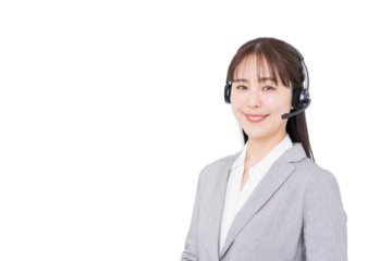 オペレーターの女性。