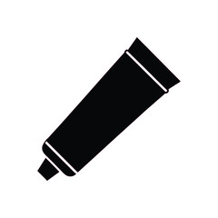 Cream tube vector.