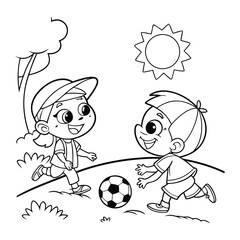 Sunny Summer Adventures: Kids' Coloring Fun