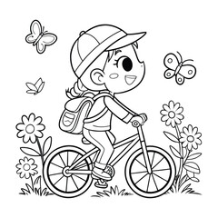 Sunny Summer Adventures: Kids' Coloring Fun