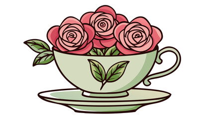 bouquet of roses in a vase