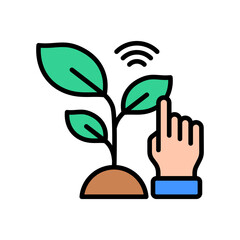 Precision Agriculture lineal color icon