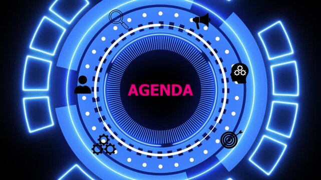 An agenda is a structured outline or plan of topics and activities to be discussed or accomplished during a meeting or event