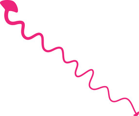 Hand drawn of abstract shape with simple line, vector illustration.