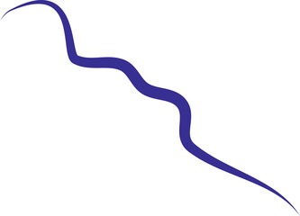 Hand drawn of random line with abstract style, vector illustration.