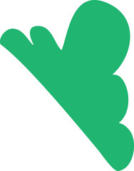 Vector illustration of a random shape with abstract style.