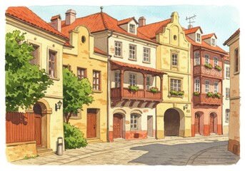 Obraz premium Magical night landscape with a luminous moon over a serene lake