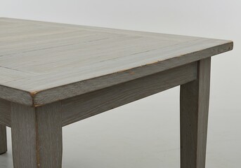 Rustic Grey Wood Table: Simple Elegance