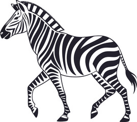 Fototapeta premium zebra vector illustration