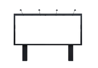 Obraz premium Blank Billboard Mockup: Perfect for Advertising & Branding Presentations