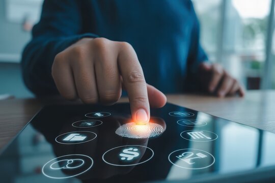 Secure your digital world with advanced fingerprint technology on a modern tablet for seamless access and enhanced protection today