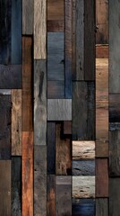Abstract Wood Panel Design