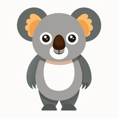 Obraz premium Modern Koala Vector on White