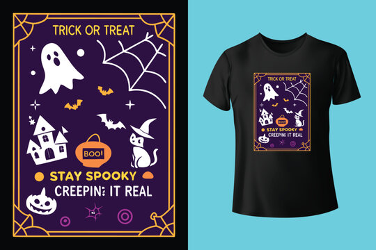 boo boo crew hello ween t-shirt design