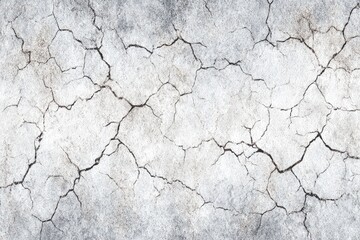Cracked Gray White Surface Texture