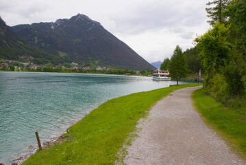 Fototapeta premium Achensee: Picturesque lake in Austria near Innsbruck