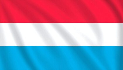 Fototapeta premium flag of Luxembourg