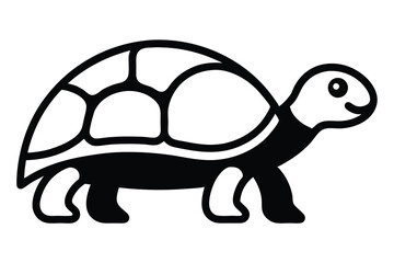 Solid color Tortoise animal vector design