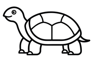 Solid color Tortoise animal vector design