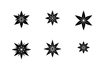 star of bethlehem vector art silhouette