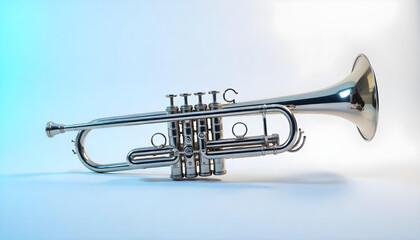 Obraz premium trumpet isolated on white background