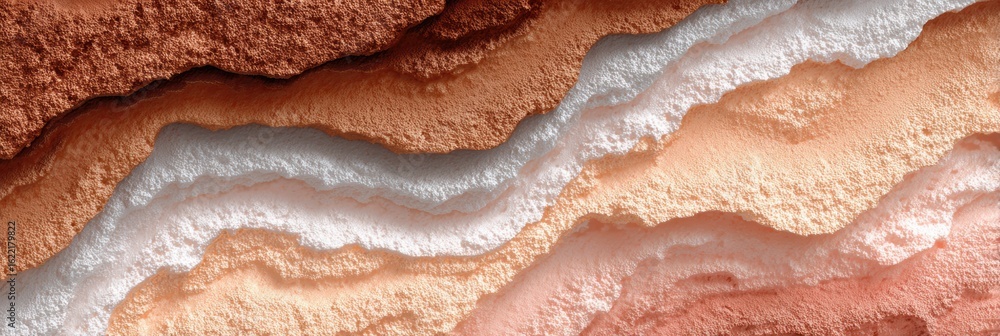Poster captivating layered human skin texture in macro with abstract gradient providing space for textual o