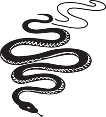 Obraz premium Reptile vector drawing