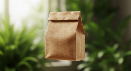 Floating paper packaging pouch, eco-friendly concept