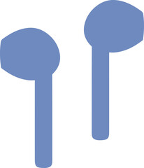 air pod icon vector transparent 